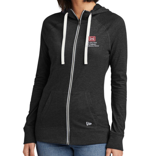 New Era ® Ladies Sueded Cotton Blend Full Zip Hoodie Thumbnail