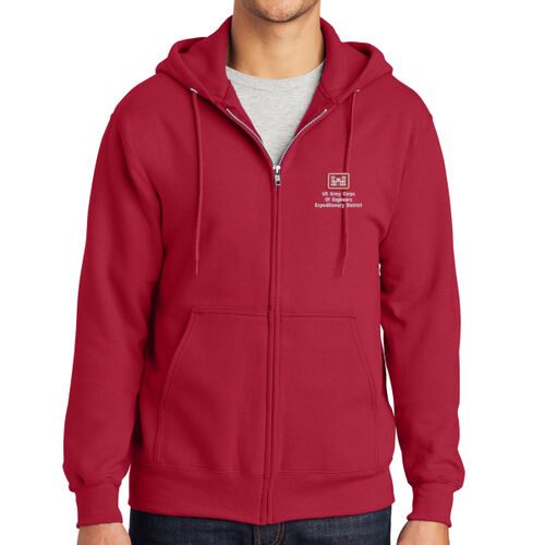 Essential Fleece Full Zip Hooded Sweatshirt Thumbnail
